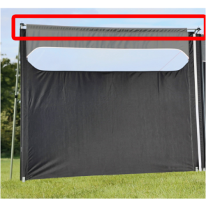 Quest TOP CROSS POLE for Quest Windshield pro expert edition windbreak 