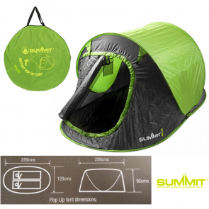 summit hydrahalt 2 pop-up tent green