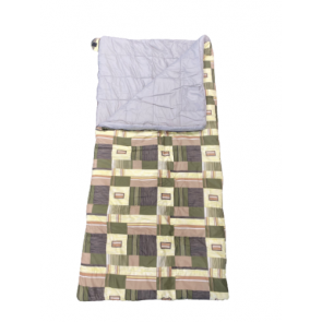 royal leisure green square 'maine' sleeping bag w493 open