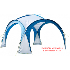 royal event shelter upf30+ sun shelter 3.5 x 3.5m camping gazebo inc walls w530