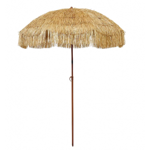 Gardenwize / Leisurewize 220cm Tiki Style Beach Tilting 34mm Stem Parasol GW348