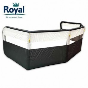 Royal Premium 5 Panel Air Windbreak With FREE Pump Inflatable Caravan Wind Break V710