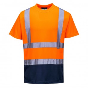 Portwest Two Tone T-Shirt Orange/Navy S378