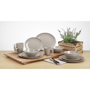 Flamefield Seramika Latte 16 Piece Premium Plus Melamine Set