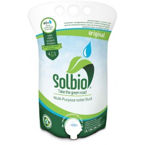 Solbio 1.6L Original Toilet Fluid Pouch 40 Doses SOLBIO