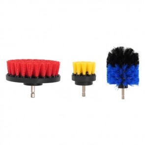 streetwize 3-piece scrub brush drill set swcr33