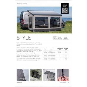 New for 2027 Telta STYLE Privacy Room Lightweight Aerotex Fabric to Fit Most Cassette Wind Out Blind