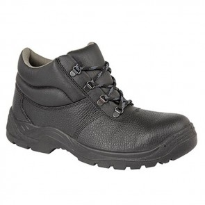 grafters unisex black safety chukka stc work boots m9536a