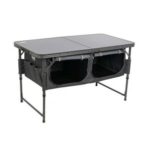 Royal Leisure Table and Store Cupboard w/ Dark Charcoal MDF Top Dark Tube 16,20mmx10mm R912