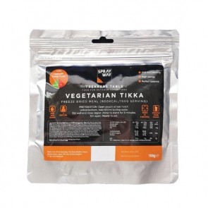 Sprayway Trekkers Table Vegetarian Tikka Freeze Dried Meal 155g BEST BEFORE JAN 2025