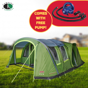 Coleman Weathermaster 6XL AIR TENT PACKAGE With Genuine Coleman Carpet 2000035188 