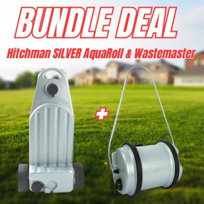 Hitchman Genuine Premium Wastemaster and Aquaroll Combo Silver 