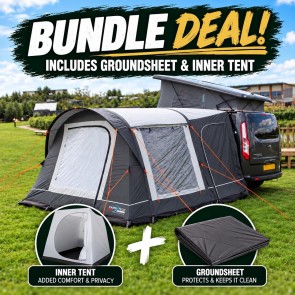 Camptech Monarch Moto Air Med Driveaway Awning With Groundsheet and Inner Tent Fits 210cm-235cm SL925M