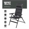 Telta Anhalt Deluxe Padded Reclining Fold Flat Chair FU0002