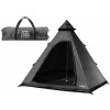   Summit Camping Festival 4 Person Hydrahalt 4 Person Tipi Tent 300 x 275 x 205cm Black Colour 571131