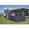 New for 2027 Telta 3 Panel Aluminium Poled Windbreak Residential Soltex Material WB0007