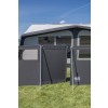 New for 2027 Telta Aluminium Poled Soltex Windbreak Swing Gate WB0008