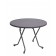 Alco Steel Folding Heavy Duty table 100cm diameter graphite R18GCG