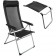 Crusader Lollipop High Back Chair V780/B Black  Complete with FootStool 2022