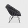 Portal Outdoor House Bilboa Luxury Folding Moon Style Chair Grey PT-CH-BILBAO-NIGHT