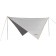 Portal Outdoor Orange/Silver Mesa Tarp Awning 3.5mx3.5m PT-TN-MESA-OR