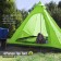 Summit Camping Festival 4 Person Hydrahalt Tipi Tent - GREEN 571046G