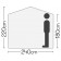 Quest Screen House 4 Pro pop up Gazebo Mid Grey A3000-GR