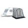 Mid Grey Quest Falcon 220 poled porch awning A3500-MG