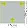 Mid Grey Quest Falcon 260 poled porch awning A3501-MG