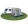 Mid Grey Quest Falcon 260 poled porch awning A3501-MG