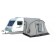 Mid Grey Quest Falcon 325 poled porch awning A3502-MG