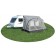 Mid Grey Quest Falcon Inflatable air 390 porch awning A3503A-MG