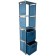 Quest Pack away shelf unit with 2 x Storage Boxes C0106