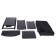 Quest Oregano Kitchen Stand Black with Larder and windsheild F3101