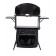 Quest Basil Kitchen Stand With Larder Black F3102