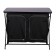Quest Wooky Hole Double Cupboard Black F3202