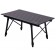 Quest Elite Brenig Slatted Black Table F4006BL