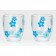 flamefield daisy short tumbler set (2) blue