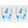 flamefield daisy short tumbler set (2) blue