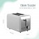 Leisurewise Sleek Grey Stainless Steel 850Watt 2 slice Toaster LW772