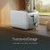Leisurewise Sleek Grey Stainless Steel 850Watt 2 slice Toaster LW772