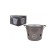 B&CO Charcoal Bucket BBQ - Grey
