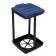 Quest Multi Height Waste Bin 3 Colours Black,Blue Or Green