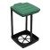 Quest Multi Height Waste Bin 3 Colours Black,Blue Or Green