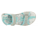 PDQ Light Grey/Mint Synthetic Nubuck Touch Fastening Halter Back Sports Sandal L 498LFE
