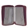 lifeventure rfid bi-fold wallet 68276 aubergine unfolded