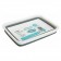 quest home+ collapsible rectangular washing-up bowl grey 63055