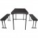 quest jet stream grassmoor table & bench set f0104 2019