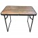 Liberty Frankel Wood Effect Table 60cmx40cm x46cm High LL2502