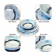 Liberty Linosa 12 Piece Melamine Dinner Set LL1397